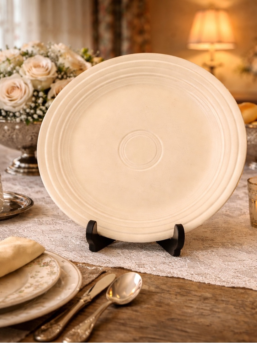 Fiestaware Vintage Ivory Dinner Plate